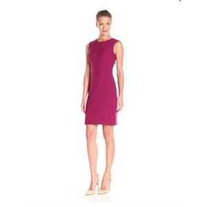 Nicole Miller Artelier Fuschia Cross Back Dress 10